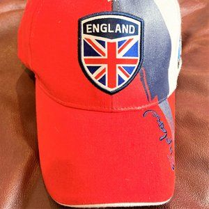 Hat Cap Soccer NWT England Adjustable " England" back Red White Discount 05getc4